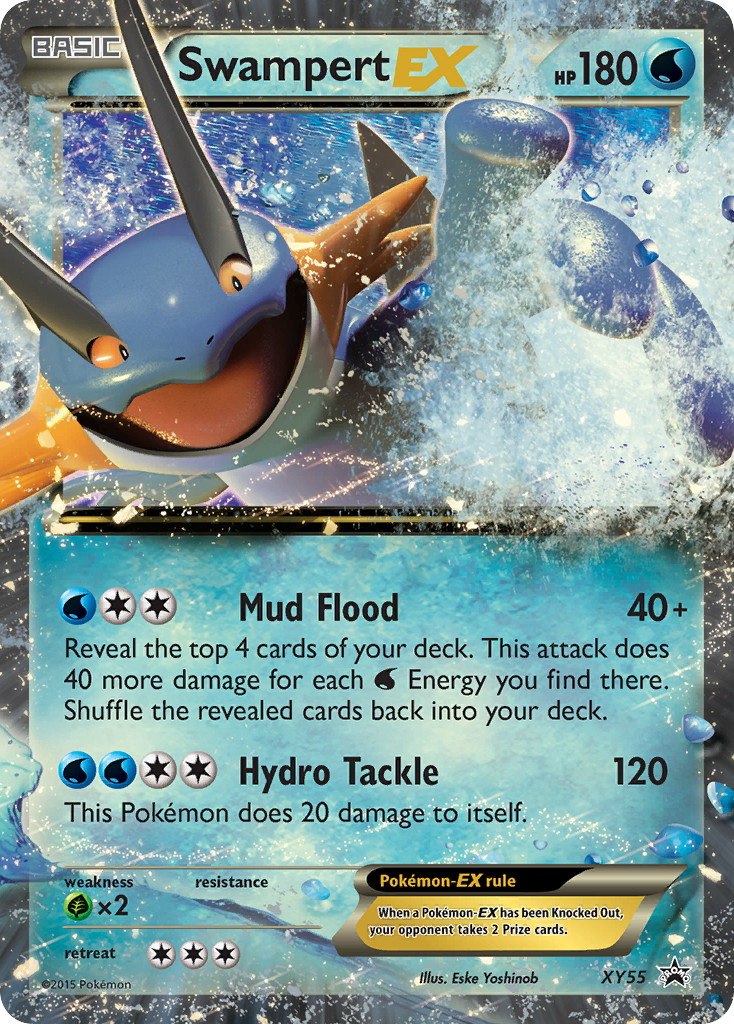 Swampert EX (XY55) [XY: Black Star Promos] | Clutch Gaming