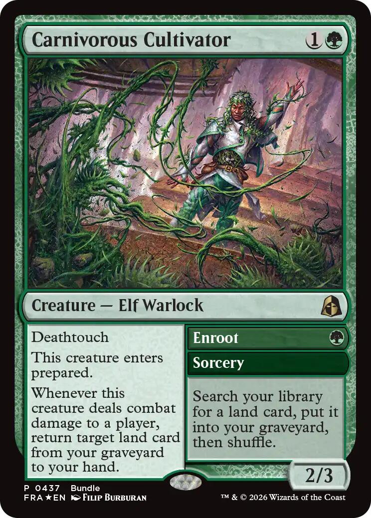 Carnivorous Cultivator (Bundle) [Reality Fracture Promos] | Clutch Gaming