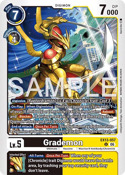 Grademon [EX13-057] [Chivalrous XIII] | Clutch Gaming