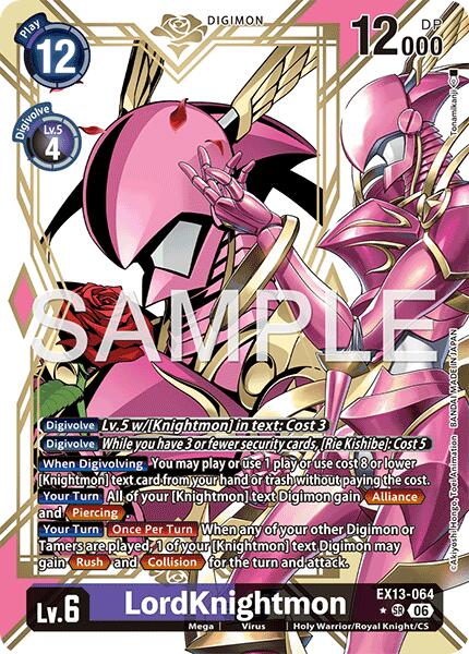 LordKnightmon [EX13-064] (Alternate Art) [Chivalrous XIII] | Clutch Gaming