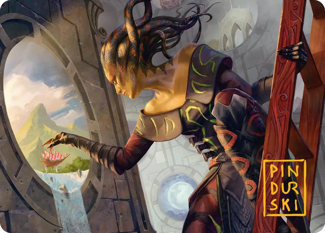 Something Worth Saving Art Card (Gold-Stamped Signature) [Reality Fracture Art Series] | Clutch Gaming