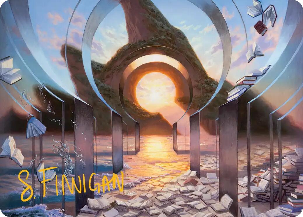 Deserted Beach Art Card (Gold-Stamped Signature) [Reality Fracture Art Series] | Clutch Gaming