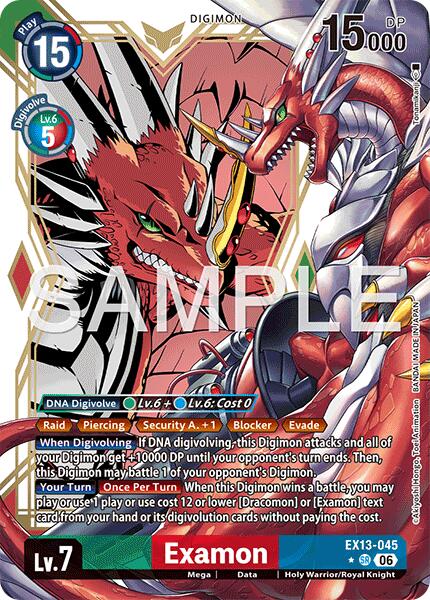Examon [EX13-045] (Alternate Art) [Chivalrous XIII] | Clutch Gaming