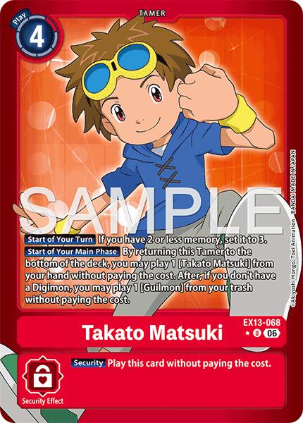 Takato Matsuki [EX13-068] (Limited Foil) [Chivalrous XIII] | Clutch Gaming