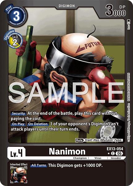 Nanimon [EX13-054] (Limited Foil) [Chivalrous XIII] | Clutch Gaming
