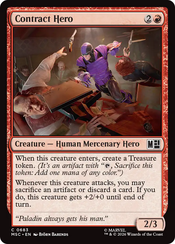 Contract Hero [Marvel Super Heroes Commander] | Clutch Gaming