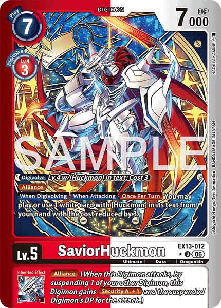 SaviorHuckmon [EX13-012] (Limited Foil) [Chivalrous XIII] | Clutch Gaming