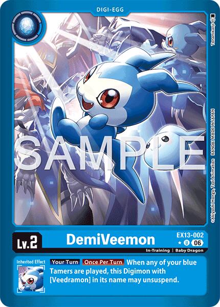 DemiVeemon [EX13-002] (Limited Foil) [Chivalrous XIII] | Clutch Gaming