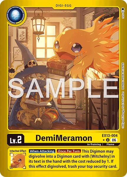 DemiMeramon [EX13-004] (Limited Foil) [Chivalrous XIII] | Clutch Gaming