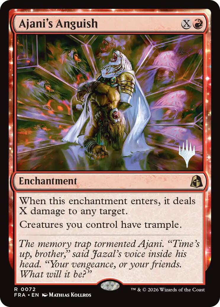 Ajani's Anguish [Reality Fracture Promos] | Clutch Gaming