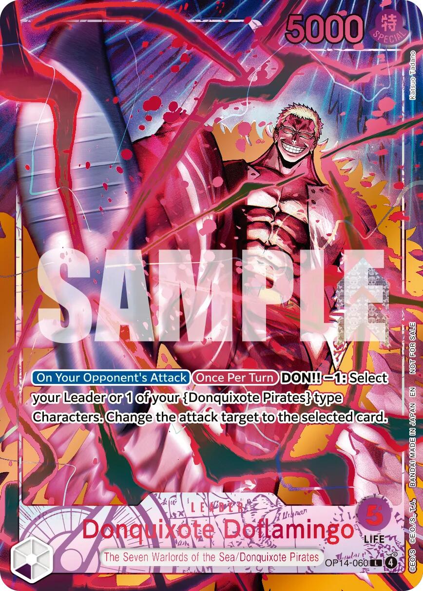Donquixote Doflamingo (Flame-Flame Fruit Coliseum) [One Piece Promotion Cards] | Clutch Gaming