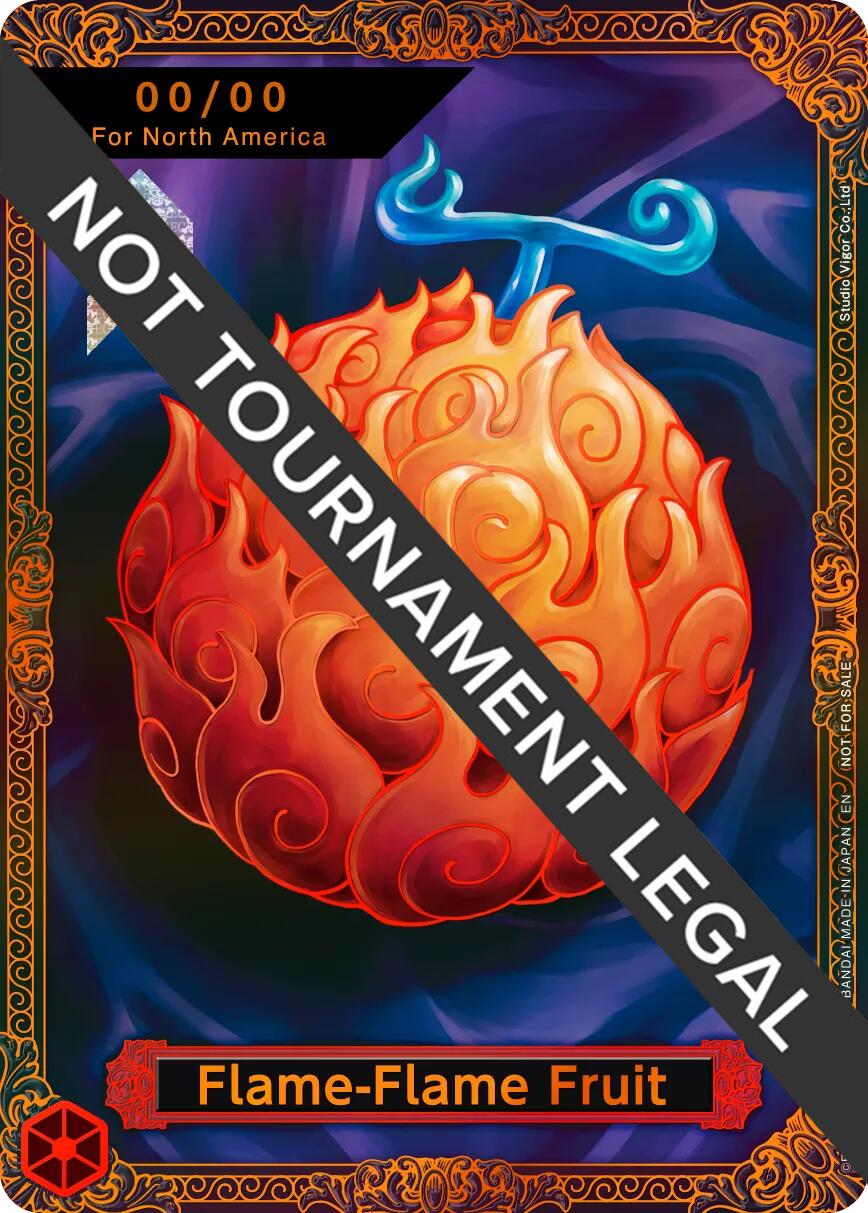 Flame-Flame Fruit Trophy Card (Flame-Flame Fruit Coliseum) [One Piece Promotion Cards] | Clutch Gaming