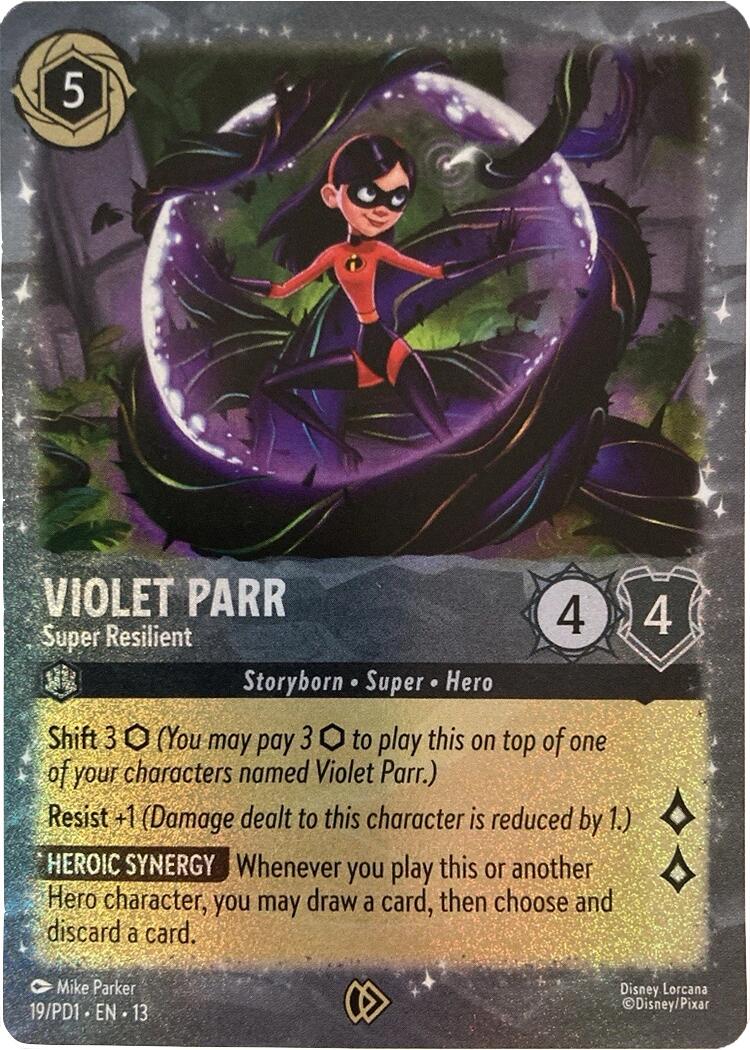 Violet Parr - Super Resilient (19) [Promo Cards] | Clutch Gaming