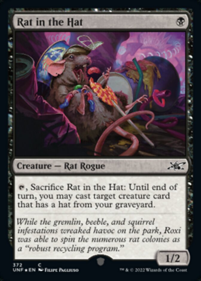 Rat in the Hat (Galaxy Foil) [Unfinity] | Clutch Gaming