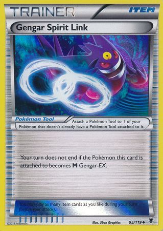Gengar Spirit Link (95/119) (Alternate Holo GameStop Exclusive) [XY: Phantom Forces] | Clutch Gaming