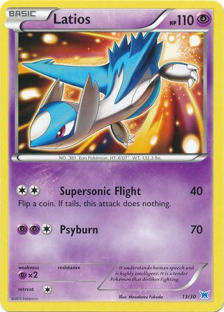 Latios (13/30) [XY: Trainer Kit 2 - Latios] | Clutch Gaming