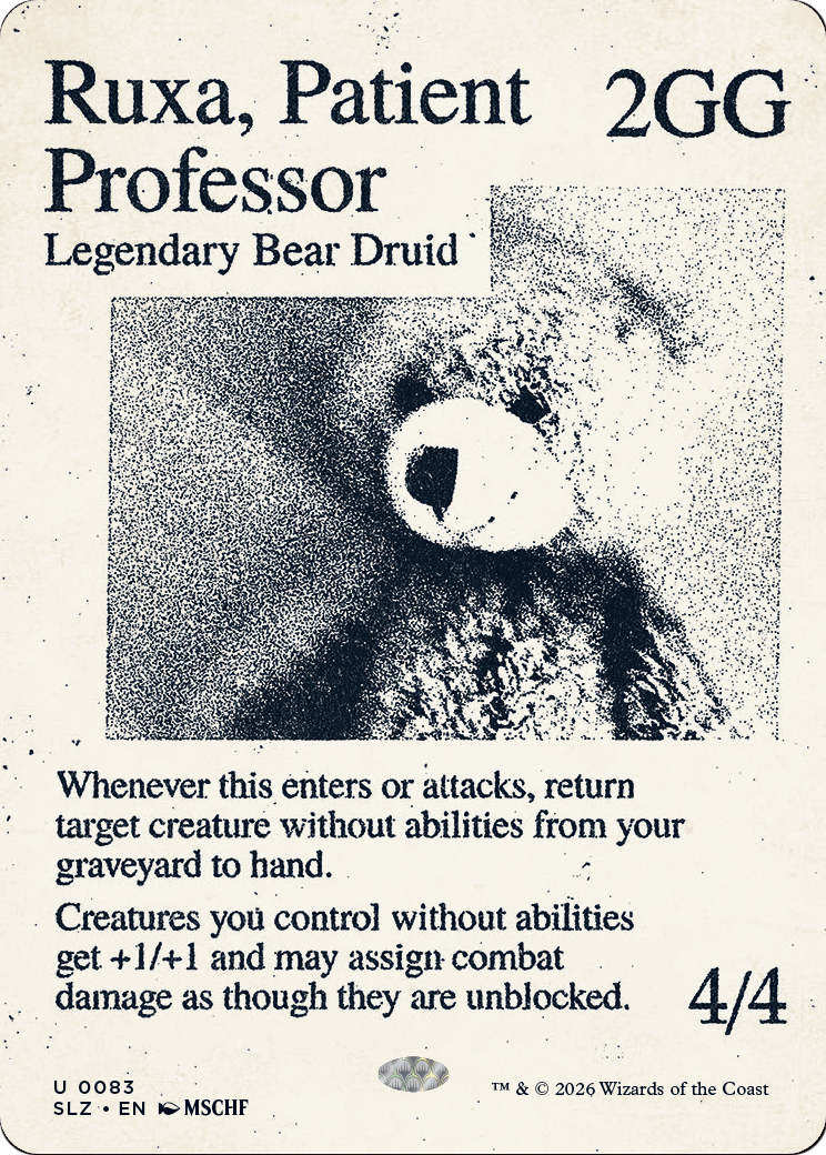 Ruxa, Patient Professor (0083) [Secret Lair x MSCHF: The Zeta Set] | Clutch Gaming
