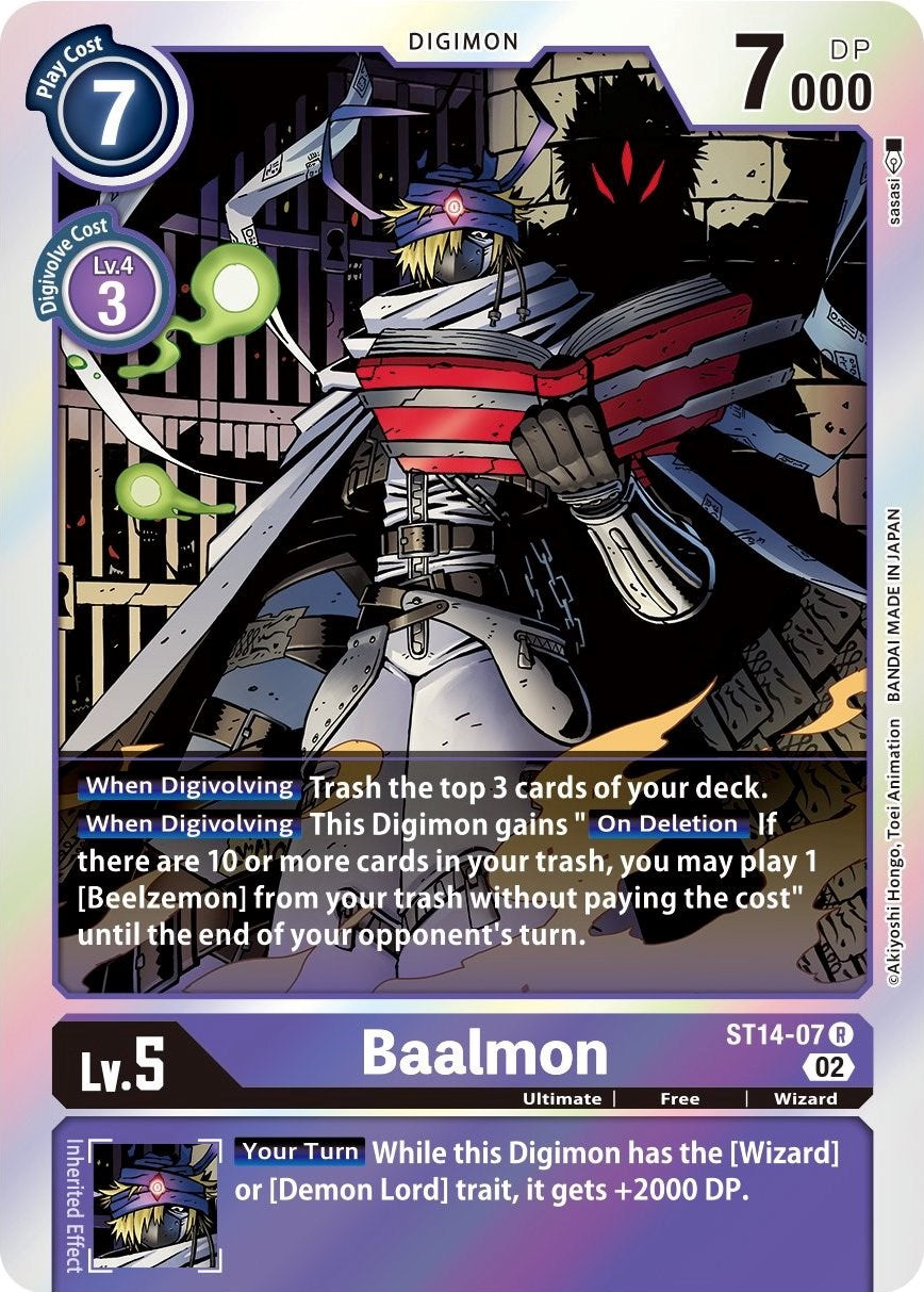 Baalmon [ST14-07] [Starter Deck: Beelzemon Advanced Deck Set] | Clutch Gaming