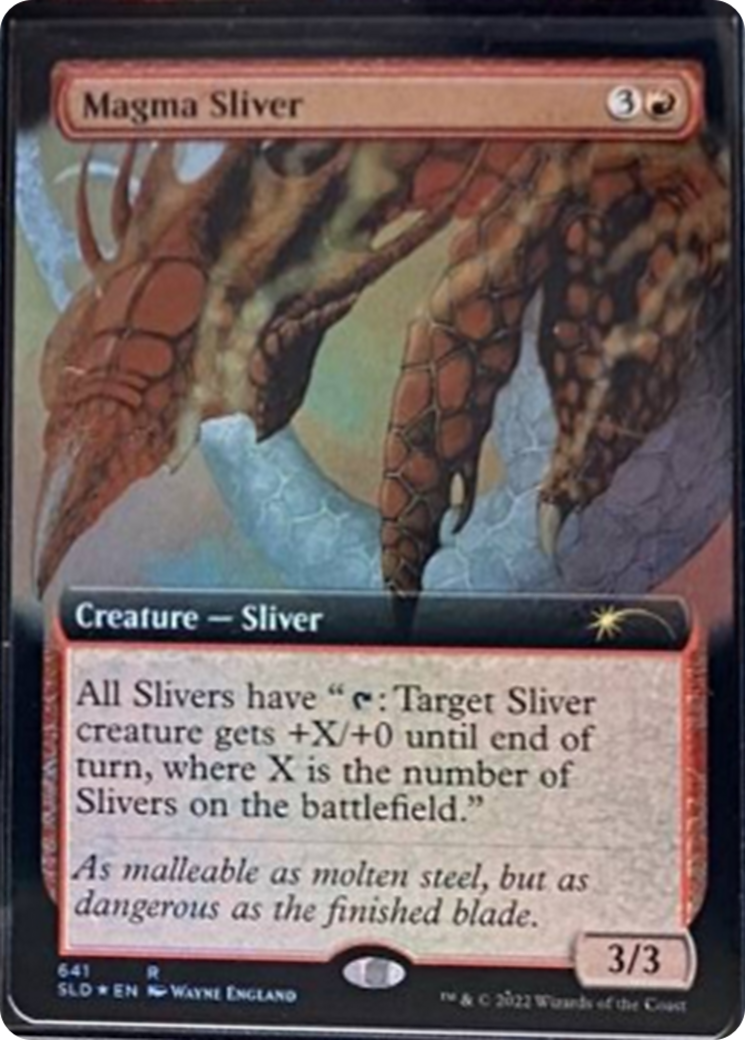 Magma Sliver (Extended Art) [Secret Lair Drop Series] | Clutch Gaming