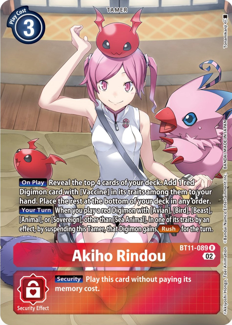 Akiho Rindou [BT11-089] (Alternate Art) [Dimensional Phase] | Clutch Gaming