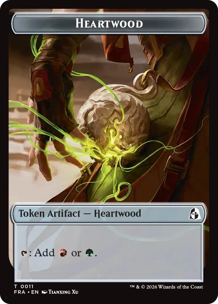 Heartwood // Thopter Double-Sided Token [Reality Fracture Tokens] | Clutch Gaming