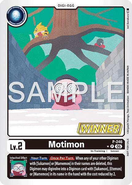 Motimon [P-246] (Official Store Tournament 2026 Vol. 4 Winner) [Promotional Cards] | Clutch Gaming