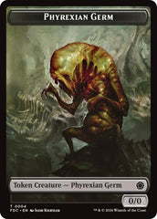 Phyrexian Germ // Phyrexian Beast Double-Sided Token [Foundations Commander Tokens] | Clutch Gaming
