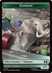 Angel // Elephant Double-Sided Token [Marvel Super Heroes Commander Tokens] | Clutch Gaming