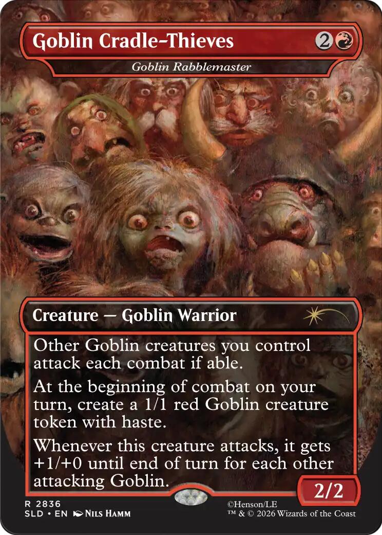 Goblin Cradle-Thieves - Goblin Rabblemaster [Secret Lair Drop Series] | Clutch Gaming