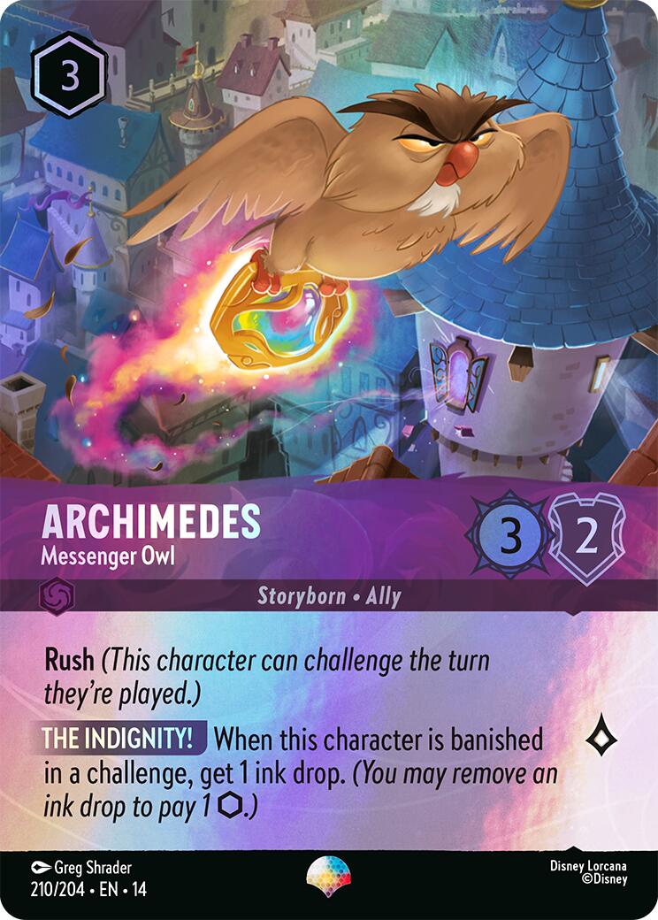 Archimedes - Messenger Owl (Epic) (210/204) [Hyperia City] | Clutch Gaming