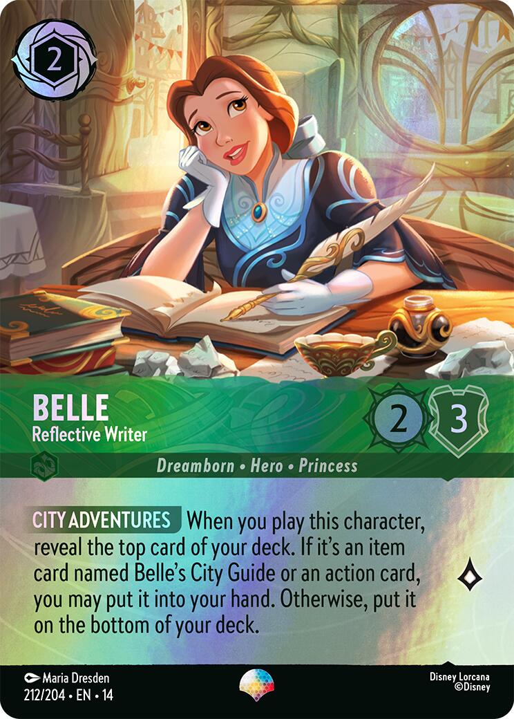 Belle - Reflective Writer (Epic) (212/204) [Hyperia City] | Clutch Gaming