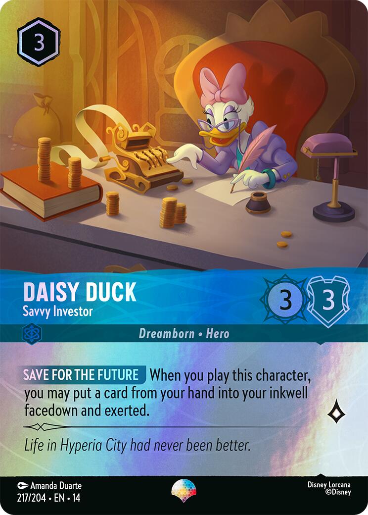 Daisy Duck - Savvy Investor (Epic) (217/204) [Hyperia City] | Clutch Gaming