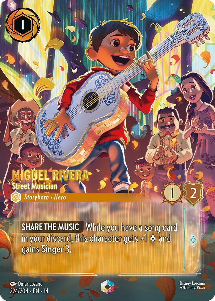 Miguel Rivera - Street Musician (Enchanted) (224/204) [Hyperia City] | Clutch Gaming