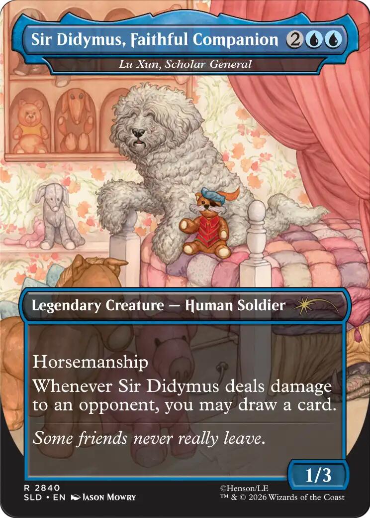 Sir Didymus, Rider of Ambrosius - Lu Xun, Scholar General [Secret Lair Drop Series] | Clutch Gaming
