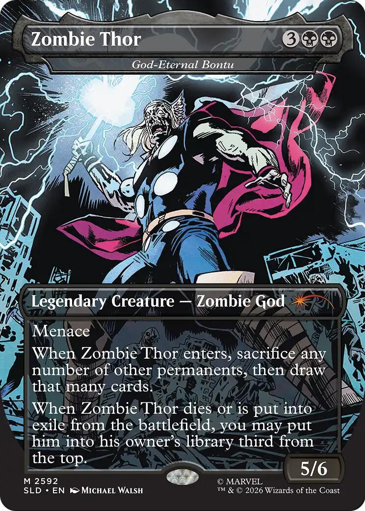 Zombie Thor - God-Eternal Bontu [Secret Lair Drop Series] | Clutch Gaming
