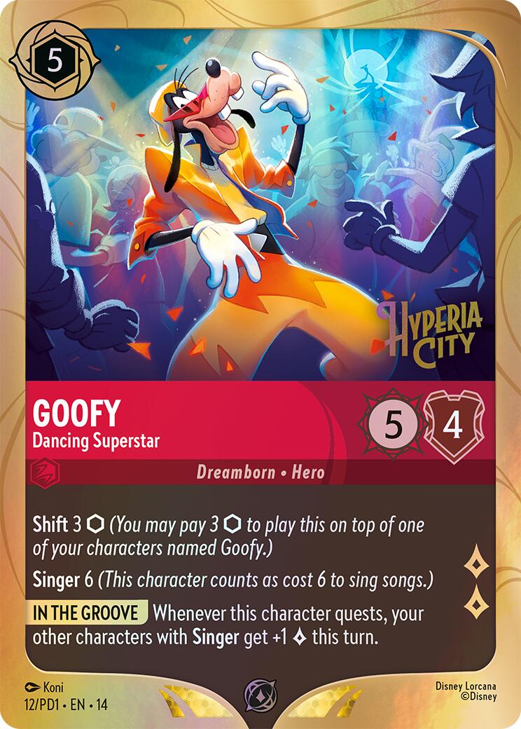 Goofy - Dancing Superstar (12) [Promo Cards] | Clutch Gaming