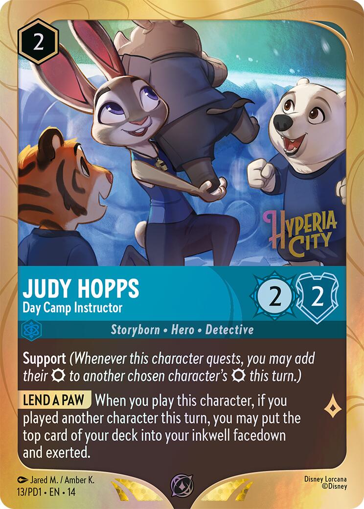 Judy Hopps - Day Camp Instructor (13) [Promo Cards] | Clutch Gaming