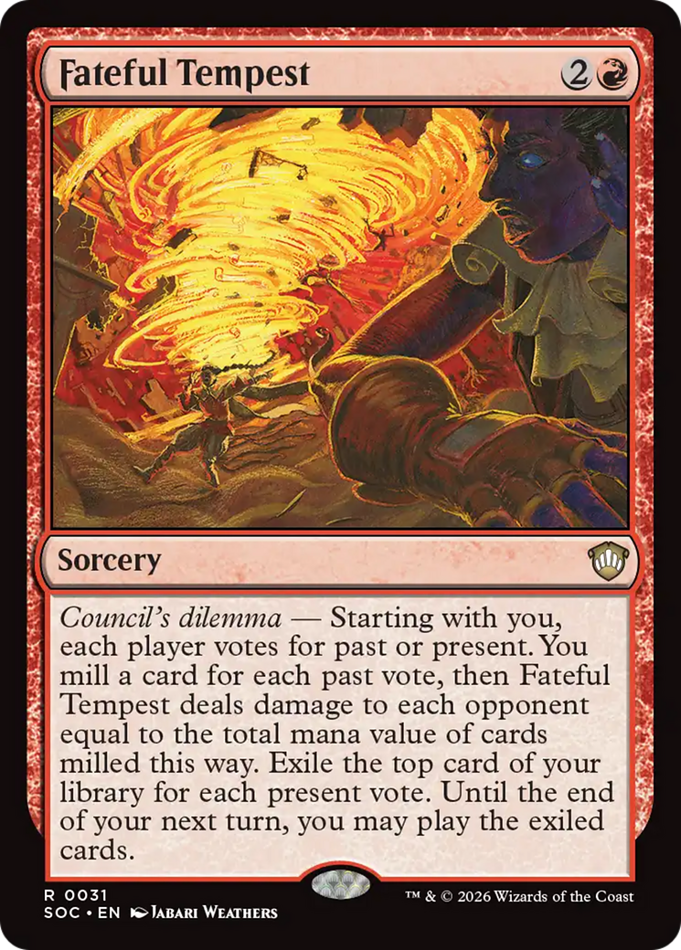Fateful Tempest [Secrets of Strixhaven Commander] | Clutch Gaming