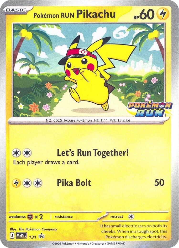 Pokemon Run Pikachu (131) [Miscellaneous Cards] | Clutch Gaming