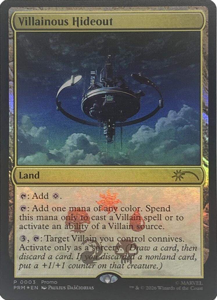 Villainous Hideout [Marvel Super Heroes Promos] | Clutch Gaming