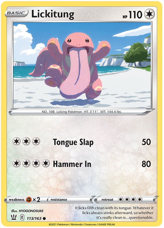 Lickitung (113/163) [Sword & Shield: Battle Styles] | Clutch Gaming