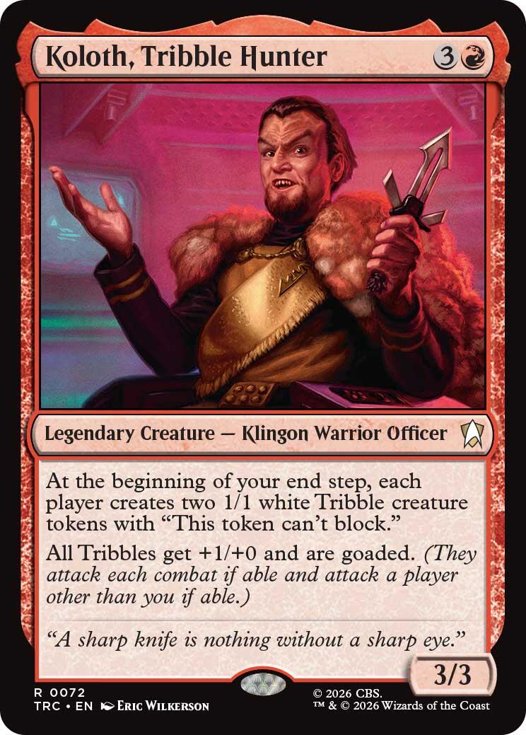 Koloth, Tribble Hunter [Star Trek Commander] | Clutch Gaming