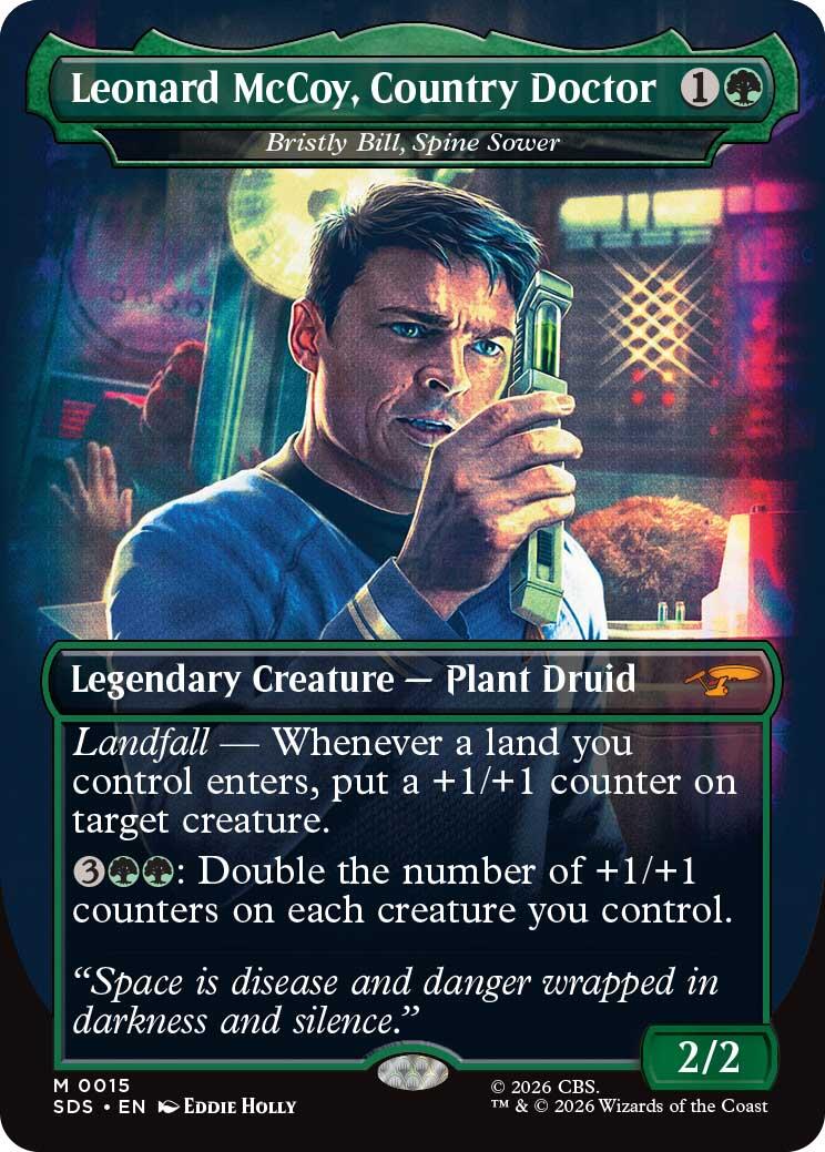 Leonard McCoy, Country Doctor - Bristly Bill, Spine Sower (Borderless) [Star Trek: Stardates] | Clutch Gaming