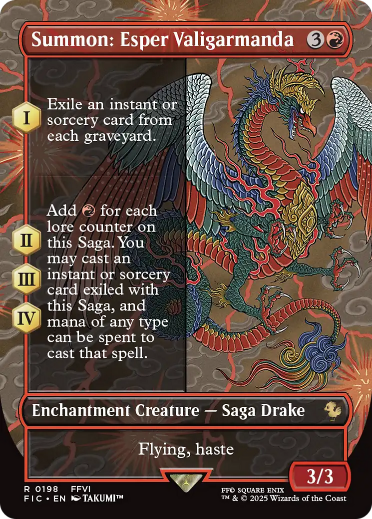 Summon: Esper Valigarmanda (Borderless) [FINAL FANTASY Commander] | Clutch Gaming