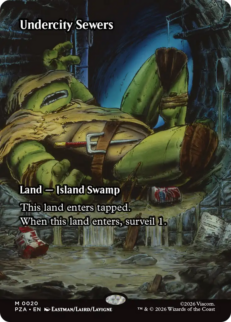 Undercity Sewers (Borderless) [Teenage Mutant Ninja Turtles Eternal-Legal] | Clutch Gaming