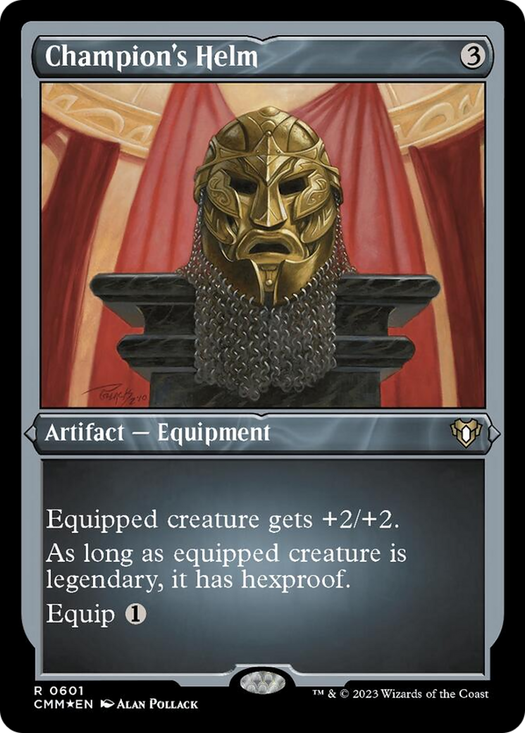 Champion's Helm (Foil Etched) [Commander Masters] | Clutch Gaming