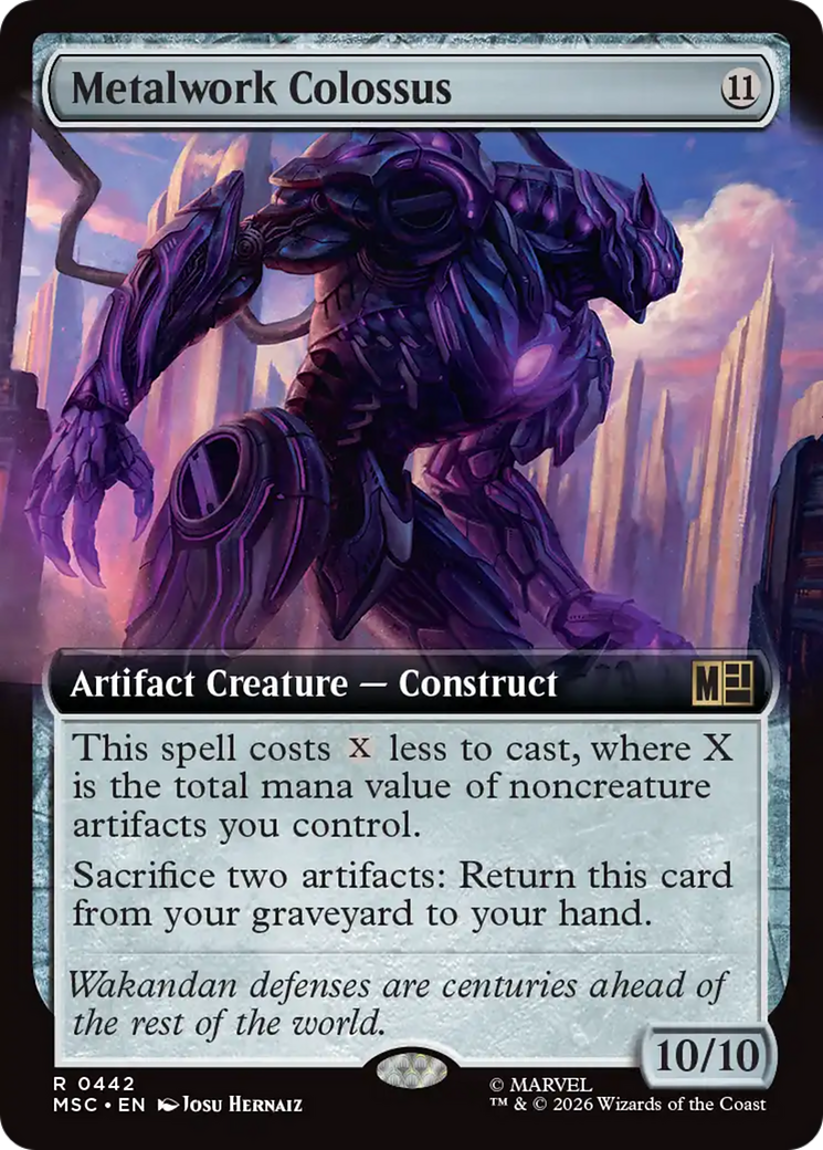 Metalwork Colossus (Extended Art) [Marvel Super Heroes Commander] | Clutch Gaming