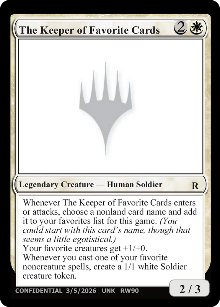 The Keeper of Favorite Cards (3/5/2026) [Unknown Event] | Clutch Gaming