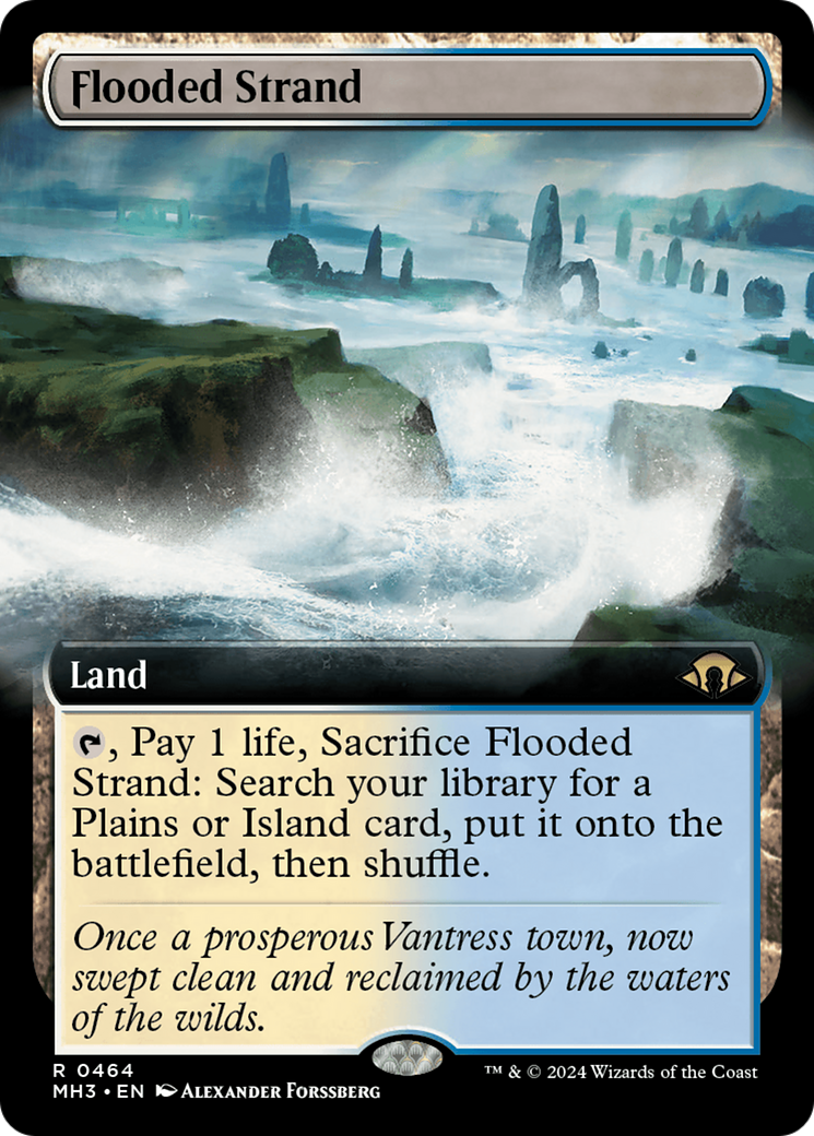 Flooded Strand (Extended Art) [Modern Horizons 3] | Clutch Gaming