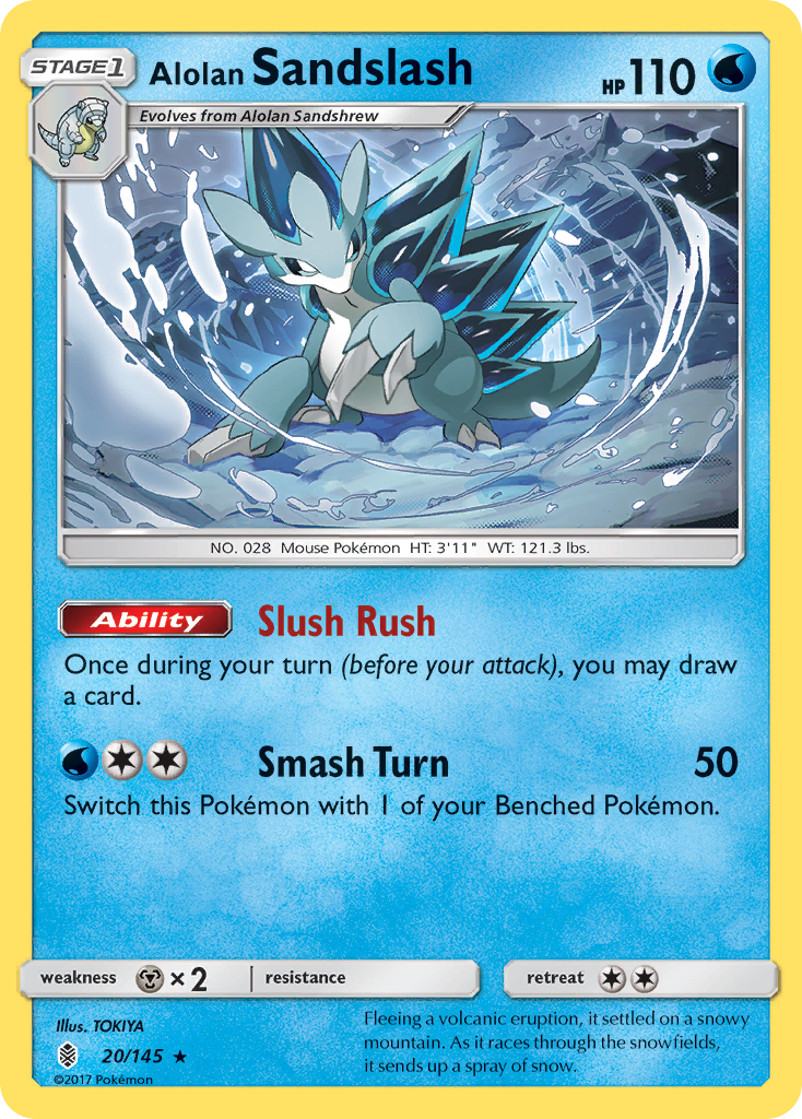 Alolan Sandslash (20/145) [Sun & Moon: Guardians Rising] | Clutch Gaming